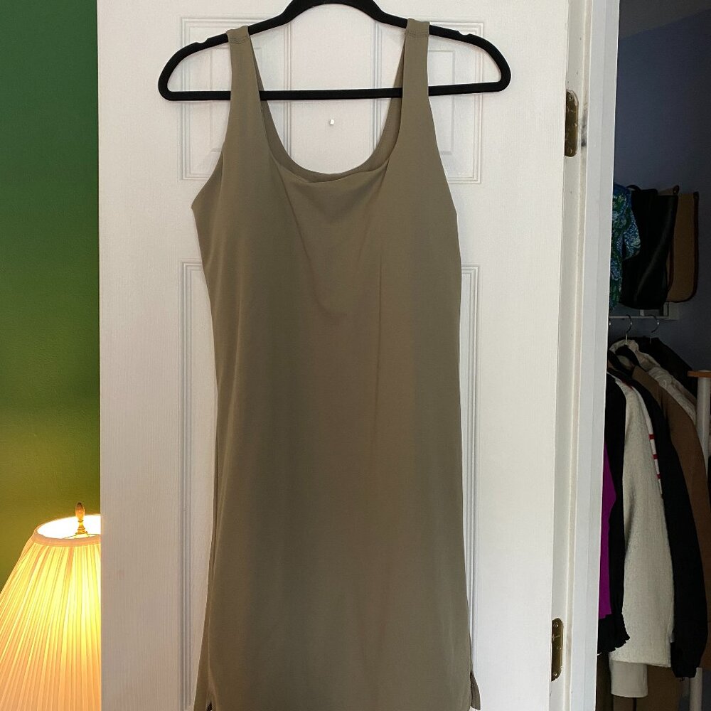 Khaki Green Tennis Dress